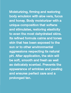 Aloe vera, Fucus & Honey Firming & Restoring body emulsion